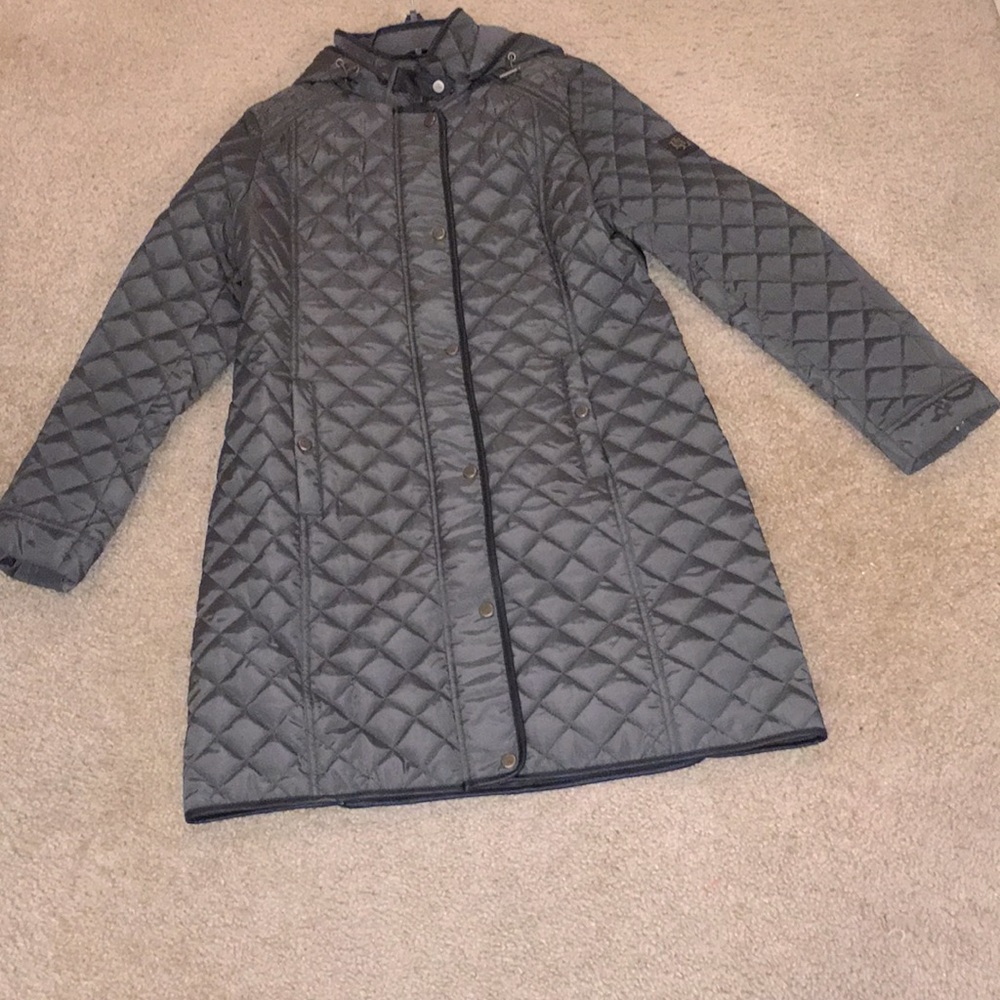 NWT Lauren Ralph Lauren Quilted Hooded Jacket XS - Picture 8 of 11
